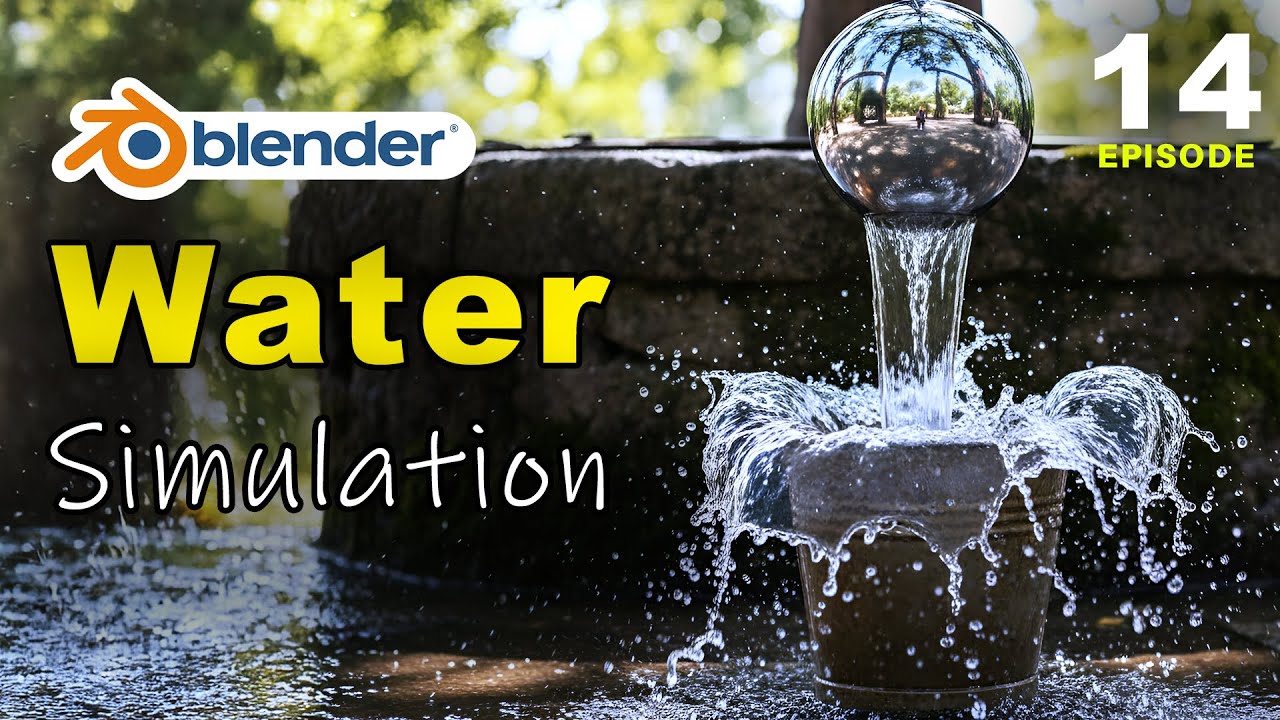 Water Making in Blender | How to make water in animation | Blender free full course