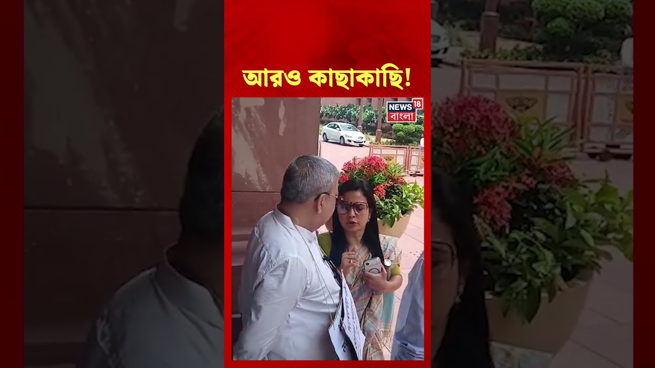 Parliament এ ফের Kalyan Banerjee-র পাশে Mahua Moitra #shorts