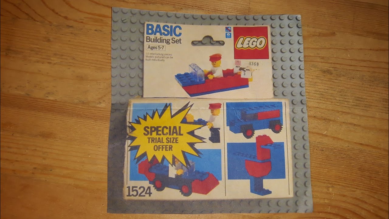 💥Throwback Thursday #17💥 Universal Building Set, '1986' Lego Basic 1524