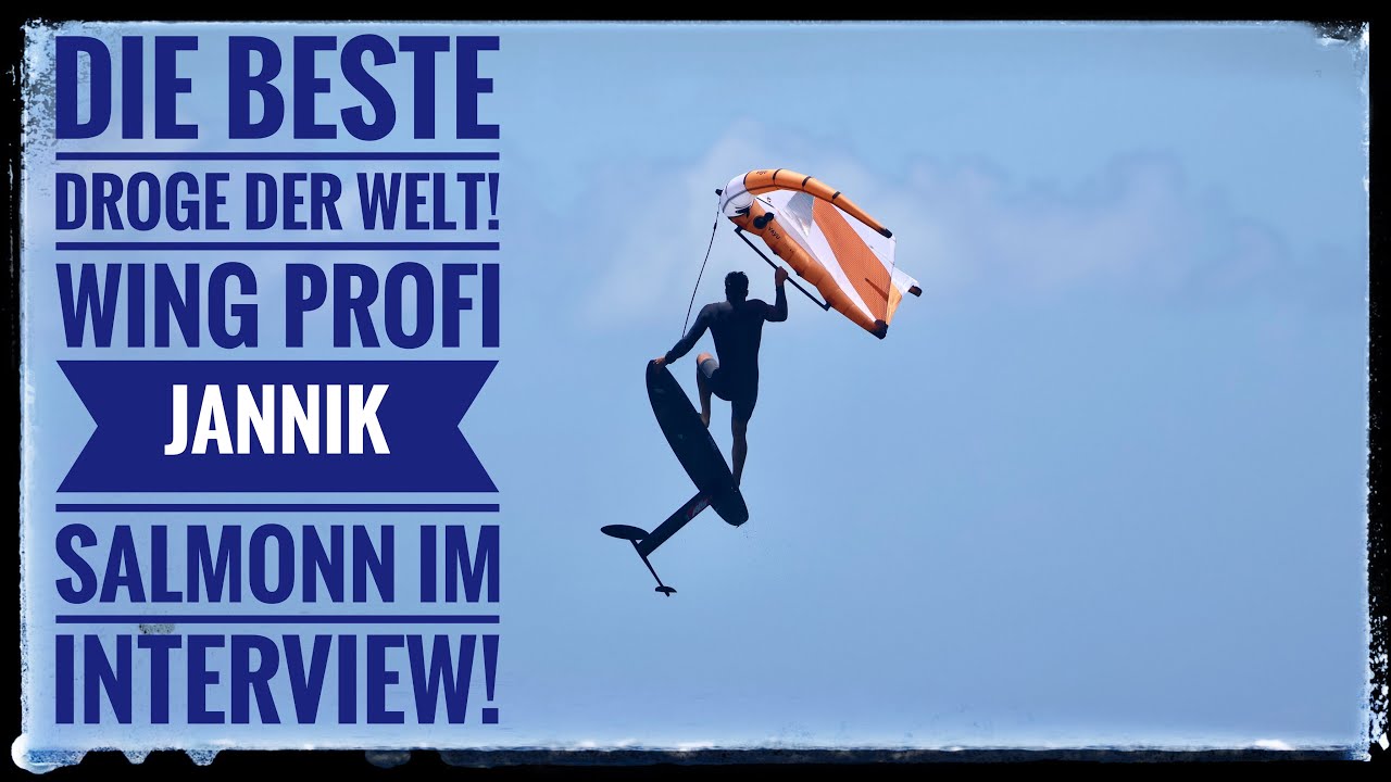Die beste Droge: Wasserzeit! Wing Profi Jannik Salmonn in action!