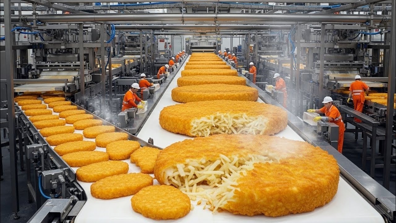 Inside the Factory Making Millions of Hash Brown Patties Every Day