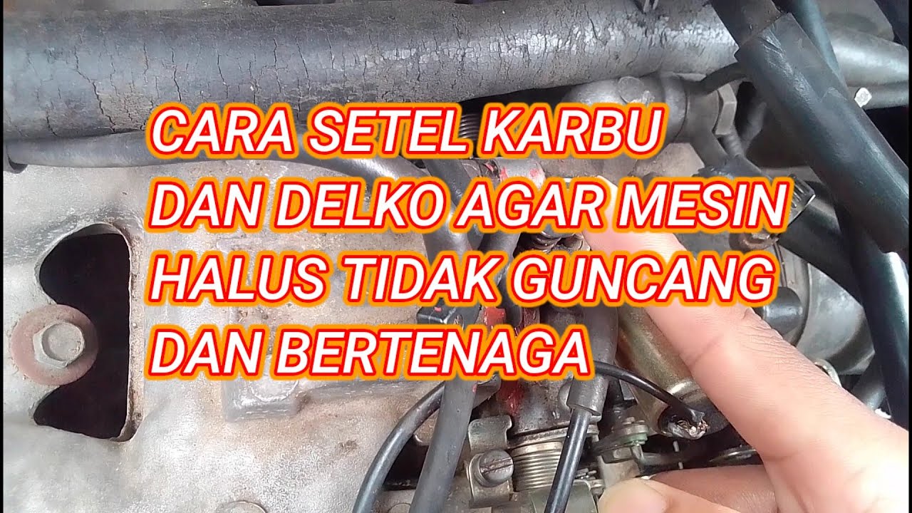 Cara menyetel karburator mobil