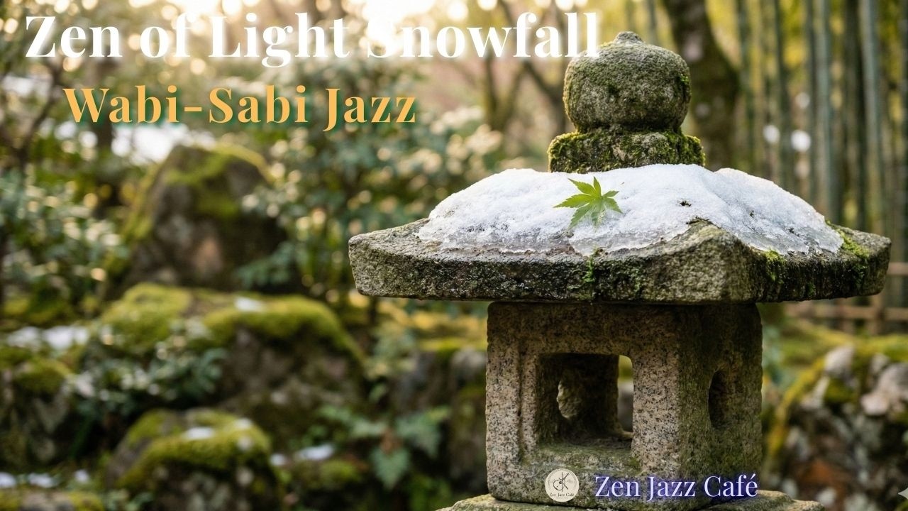 Zen of Light Snowfall - Wabi-Sabi Jazz for Deep Focus & Relax｜Zen Jazz Cafe