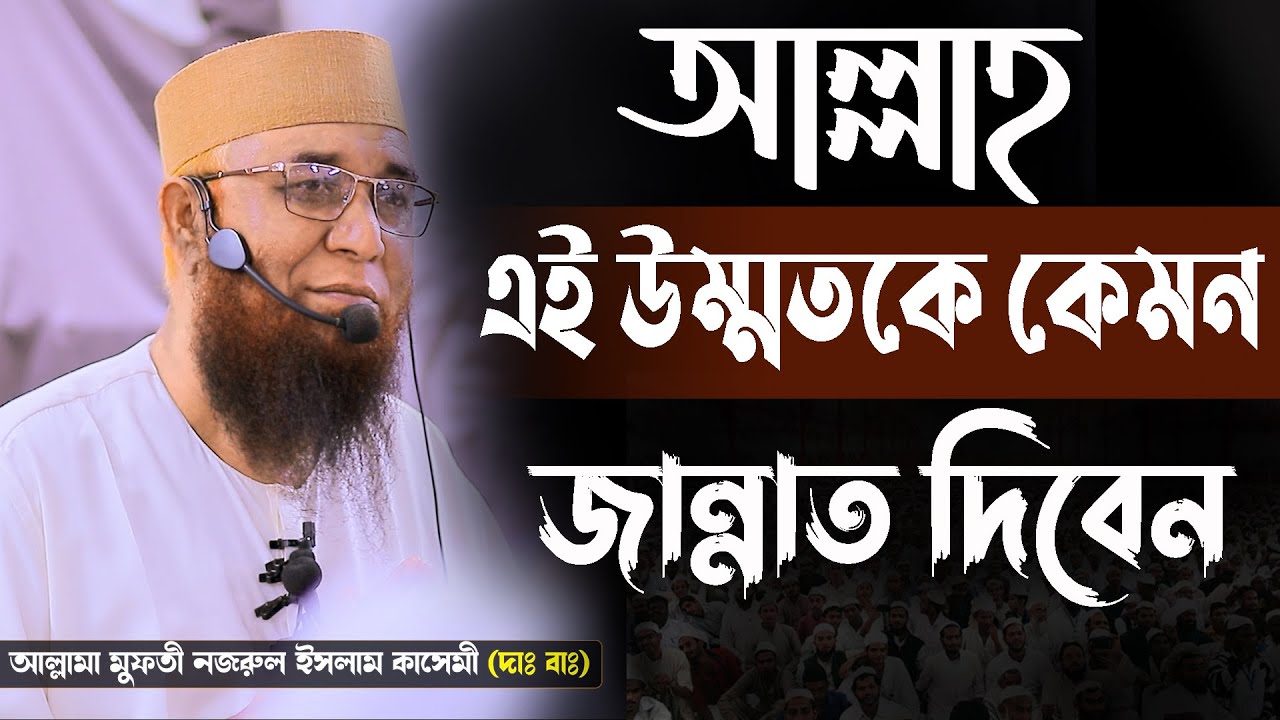 আল্লাহ এই উম্মতকে কেমন জান্নাত দিবেন ।  শায়েখ মুফতী নাজরুল ইসলাম কাসেমী।Mufti nazrul islam kasemi