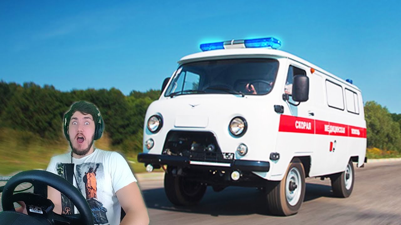 РАБОТАЮ НА СКОРОЙ ПОМОЩИ в CITY CAR DRIVING + РУЛЬ