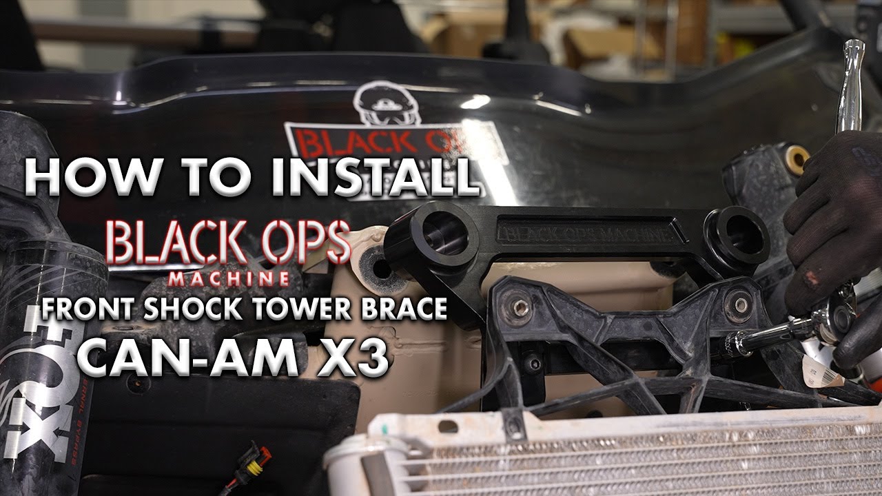How to Install | BOM Front Shock Tower Brace | Can-Am X3