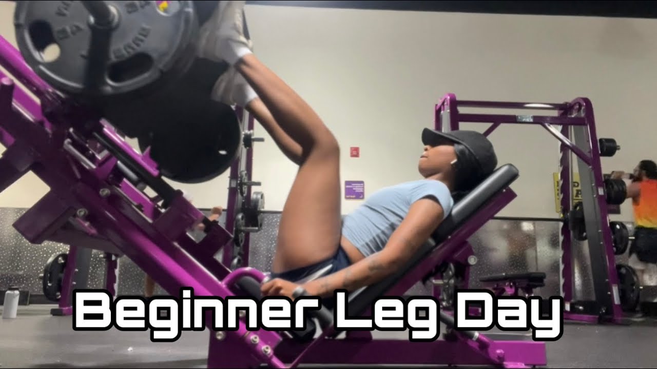 BEGINNER LEG DAY WORKOUT | PLANET FITNESS