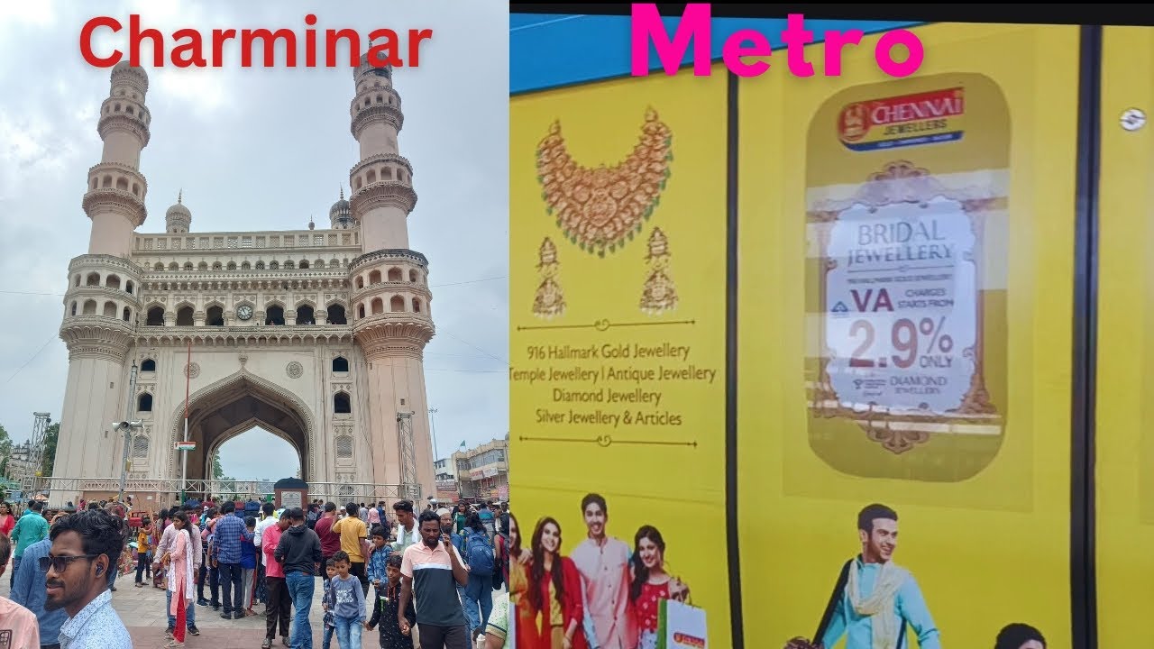 Charminar and Metro Station full Guide@Ziyadkhan313