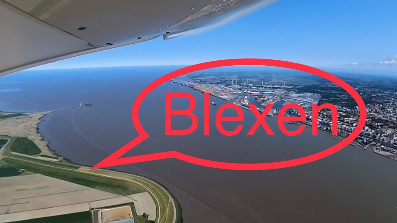 Blexen bei Bremerhaven über Harriersand