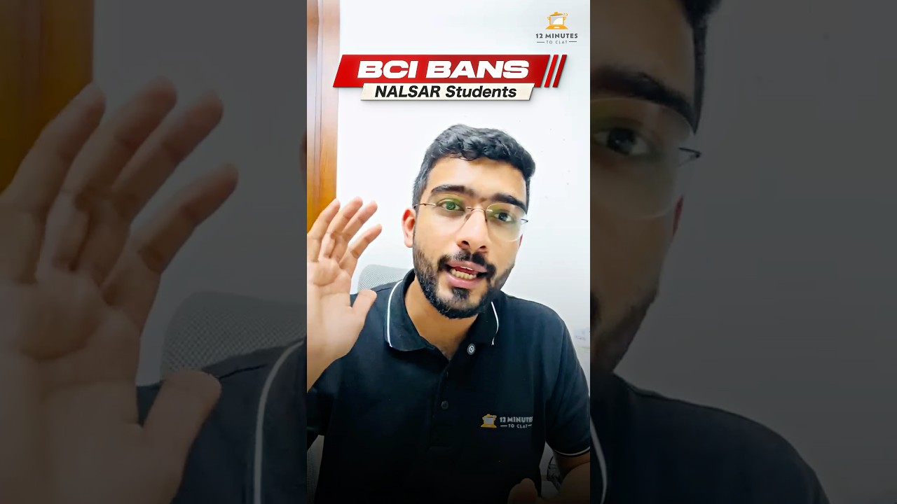 BCI bans NALSAR batch from becoming advocates #bci #cji