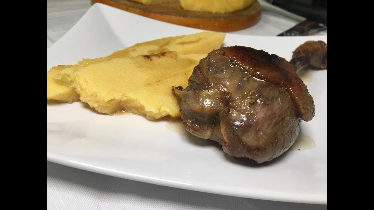 Oca alla Contadina con Polenta