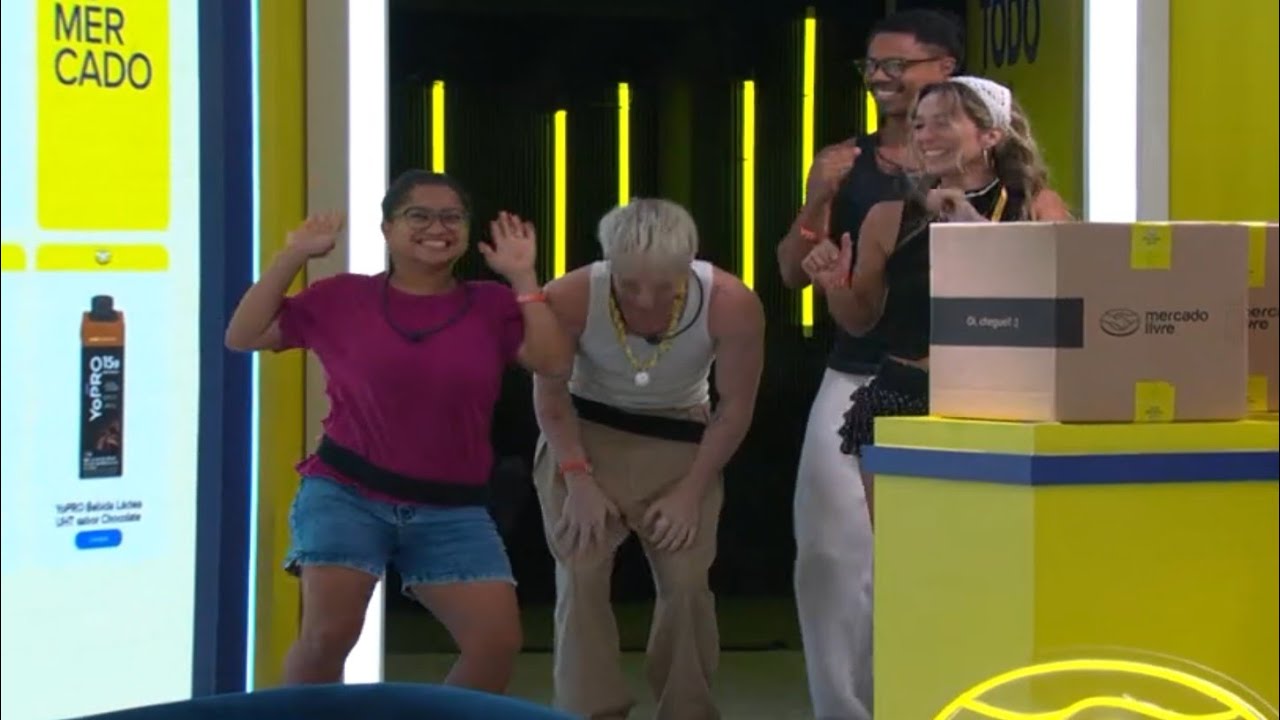 Milena Dançando Empolgado E Juliano Rindo Dela 🤭🤣 nas compras do Mercado Livre #bbb26 