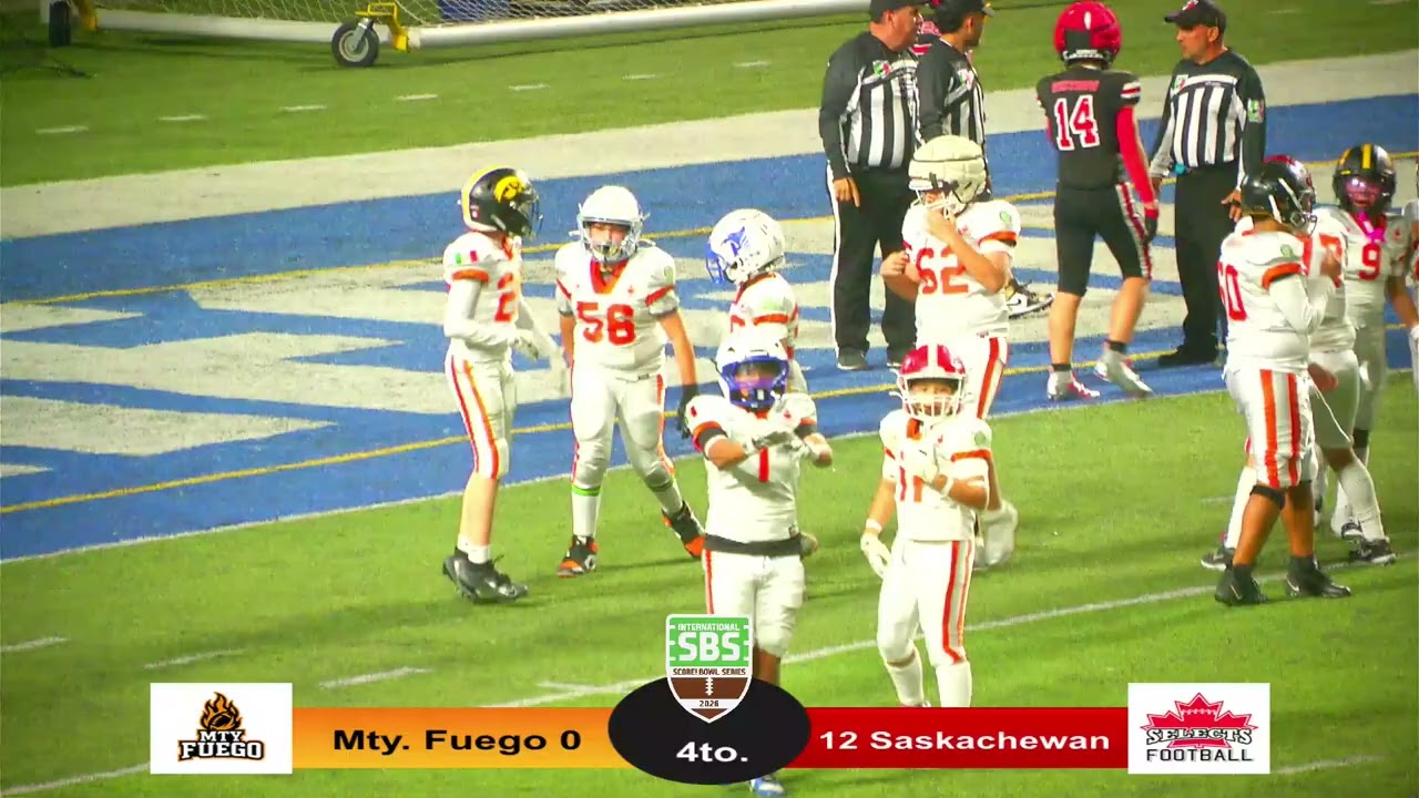 MONTERREY FUEGO VS SASKATECHEWAN SCORE BOWL SERIES CATEGORIA