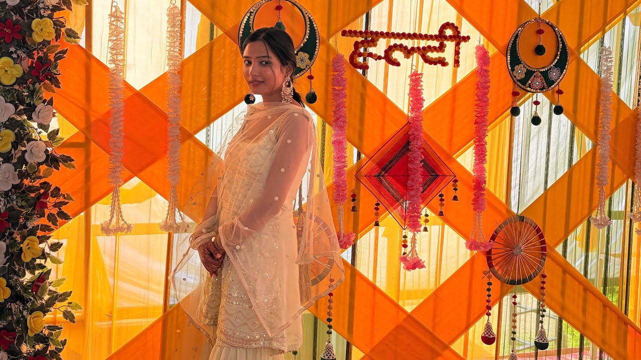 Haldi vlog😍