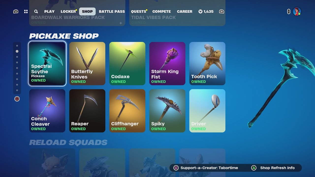 THE PICKAXE SHOP (Lots Of RARE Pickaxes)