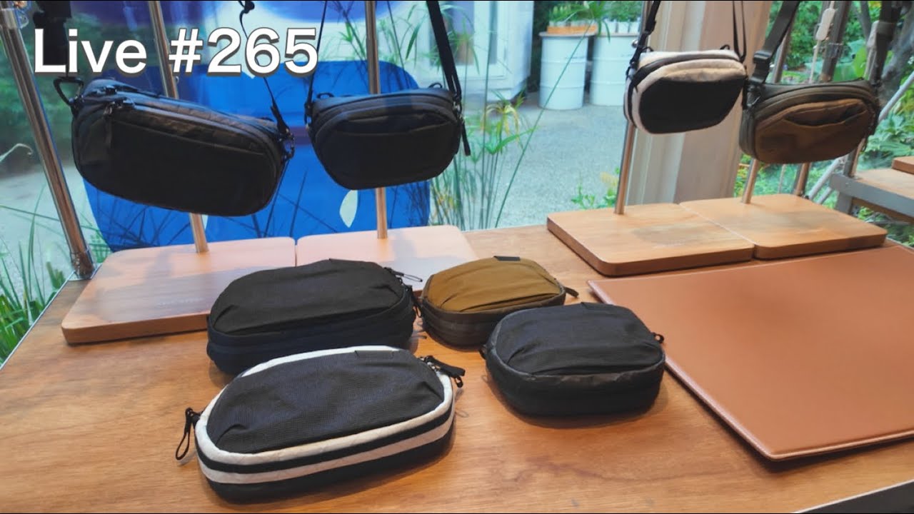 【Nao`s Bar  気ままにいい夜】#265  Able Carry から新登場のスリングバッグ、 Core Sling をLive配信で生紹介！　お得に購入できる情報も！
