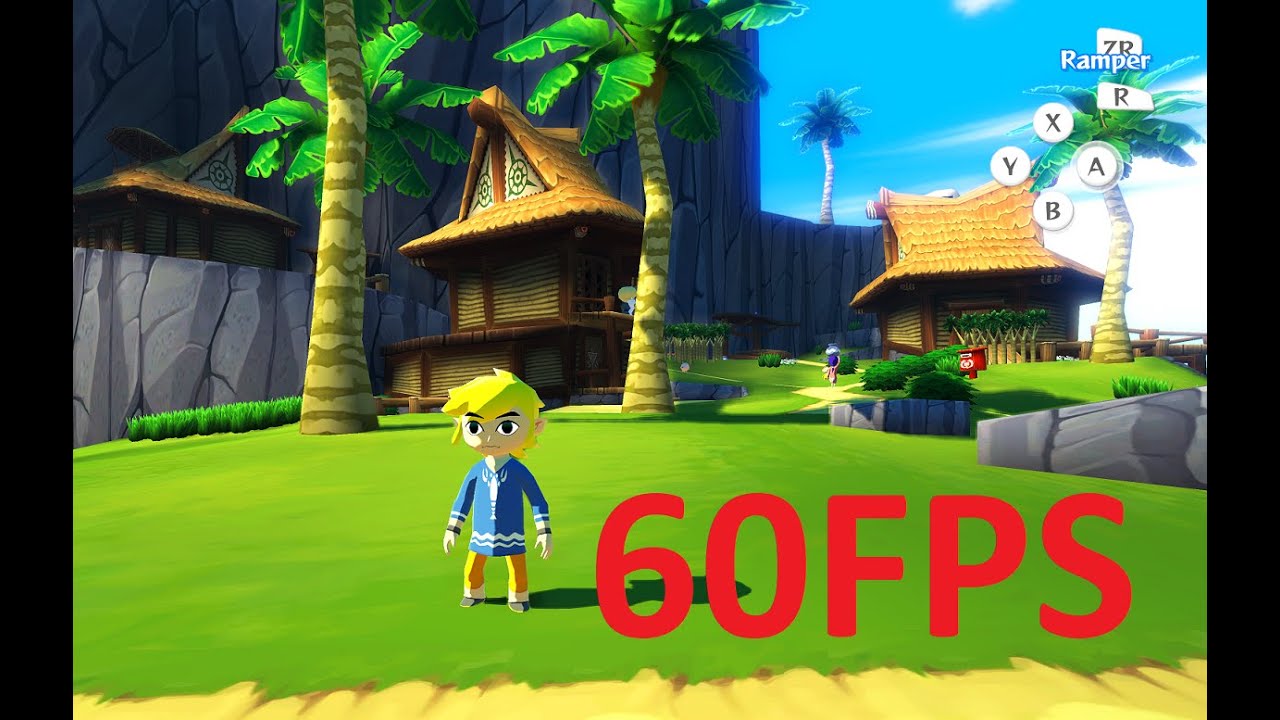 Real 60FPS - 4K - Zelda Wind Waker HD - ZWWHD - Cemu 1.26 - with Nvidia smooth motion - Incredible !