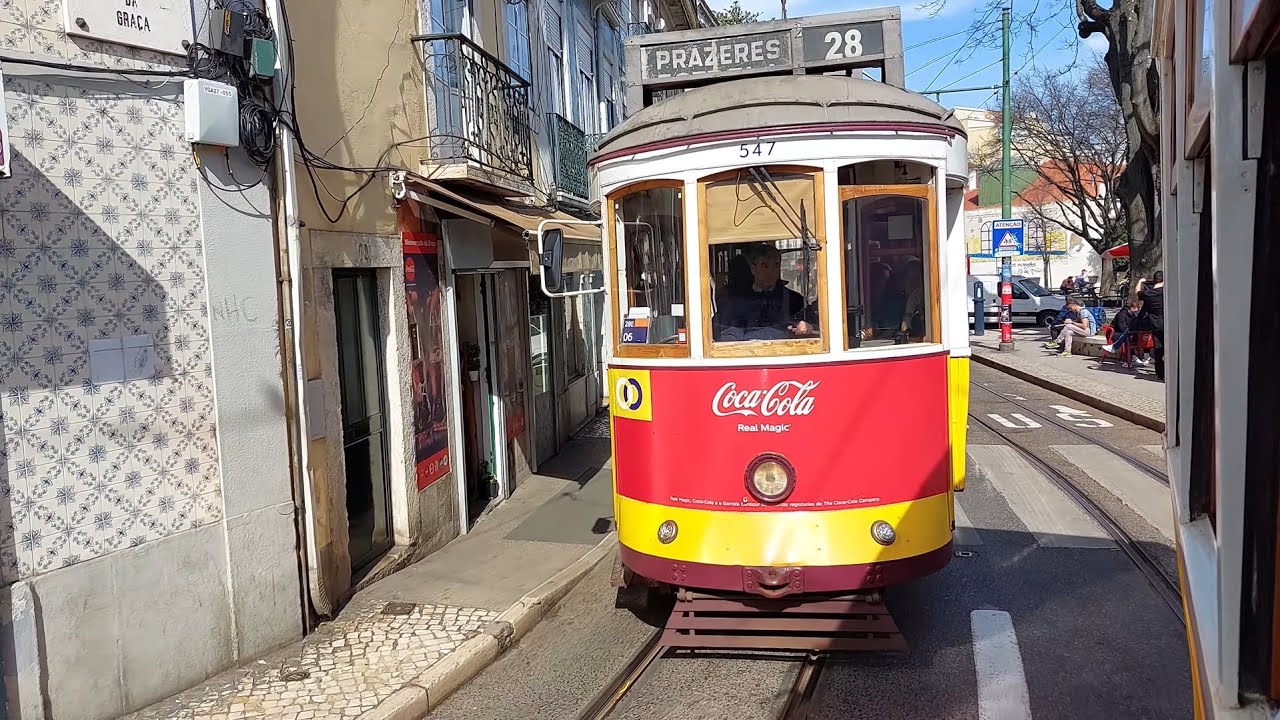 PORTUGÁLIA, Lisszabon - 28-as villamos [Lisbon Tram 28] [2023.]
