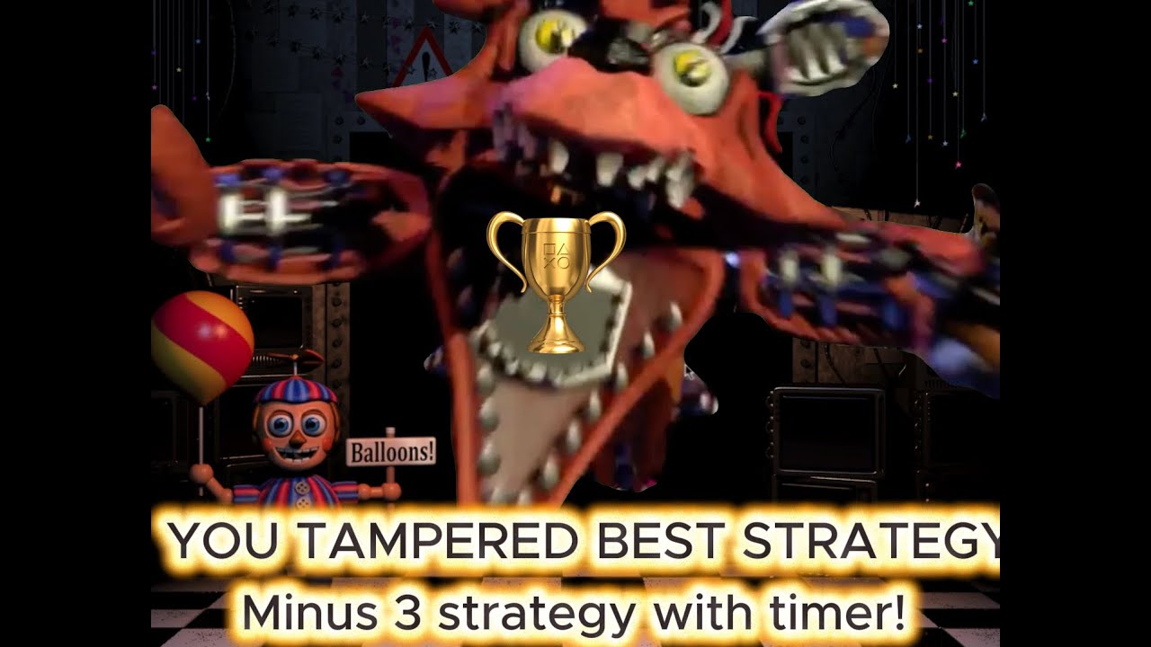 Five Nights at Freddy's 2 You Tampered Trophy Guide! Easy method!
