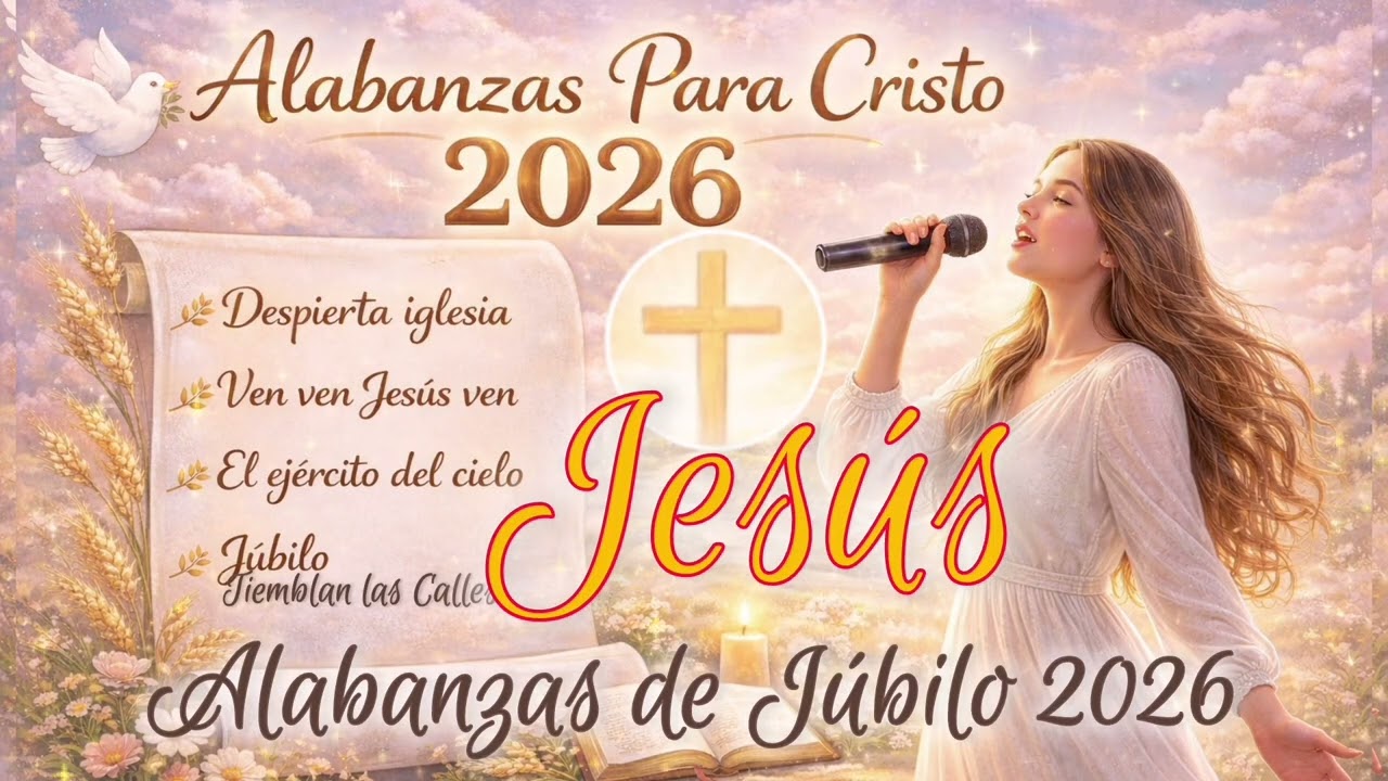 Alabanzas para iglesias cristianas 2026  #AlabanzasDeJúbilo#ExaltamosAlSeñor#AdoraciónCristiana