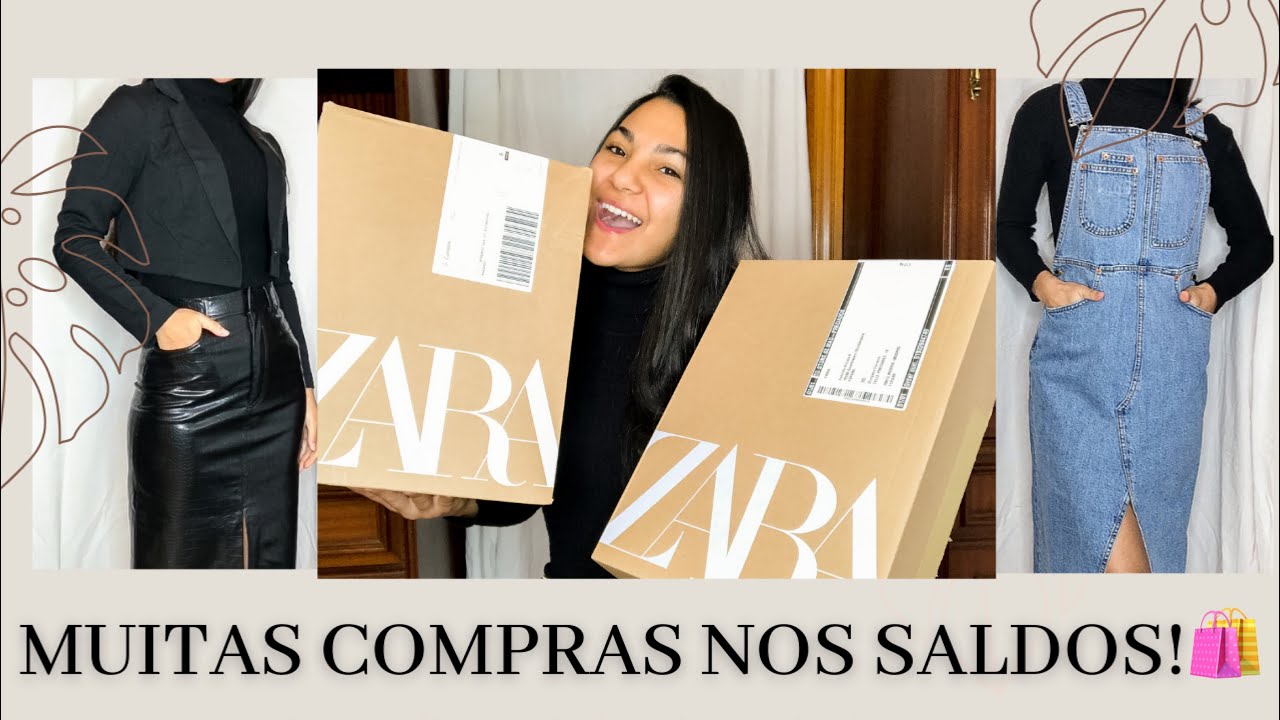 MUITAS COMPRINHAS NOS SALDOS DA ZARA!!!! 😱