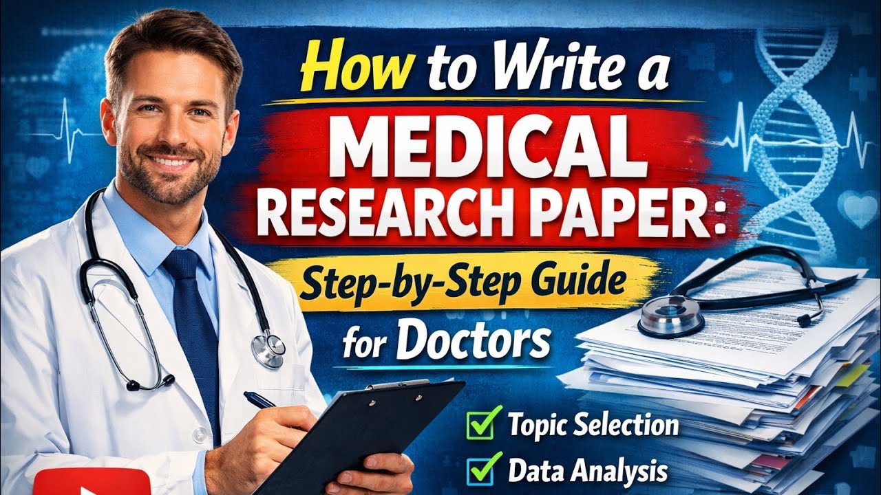 How to Write a Medical Research Paper: Step by Step Guide for Doctors Publish in HighImpact Journals