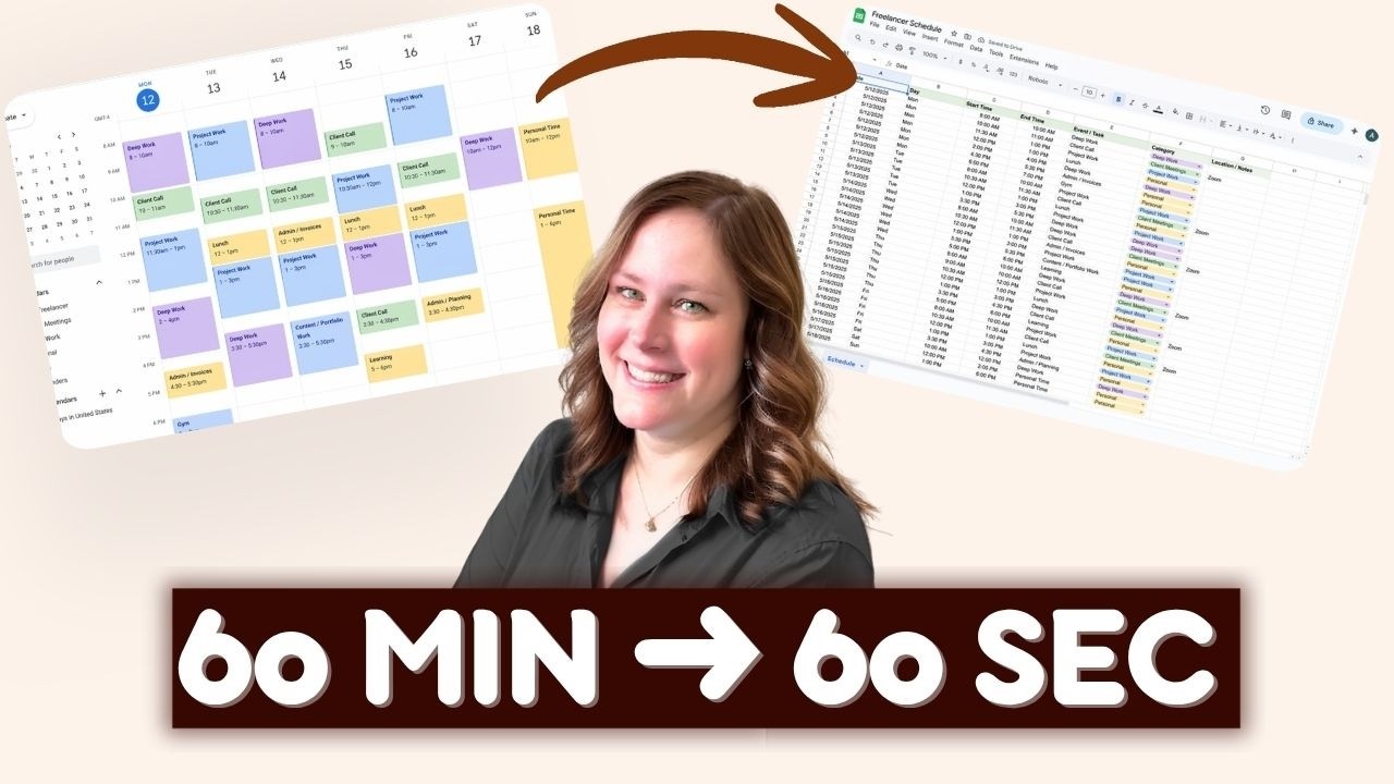 Ep 66: Let’s Talk Tech - Calendar to Sheets Review, A Game Changer for Freelance Scheduling
