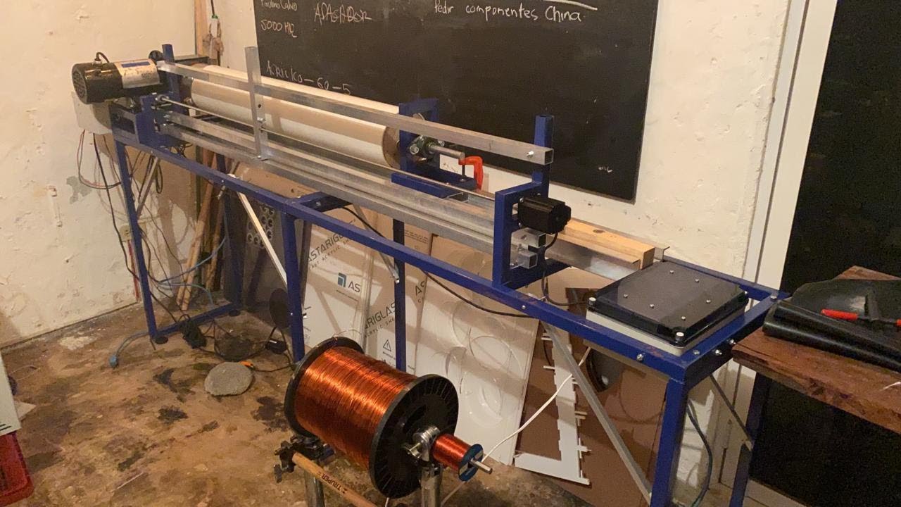 Construí una máquina bobinadora automática (CNC) con arduino