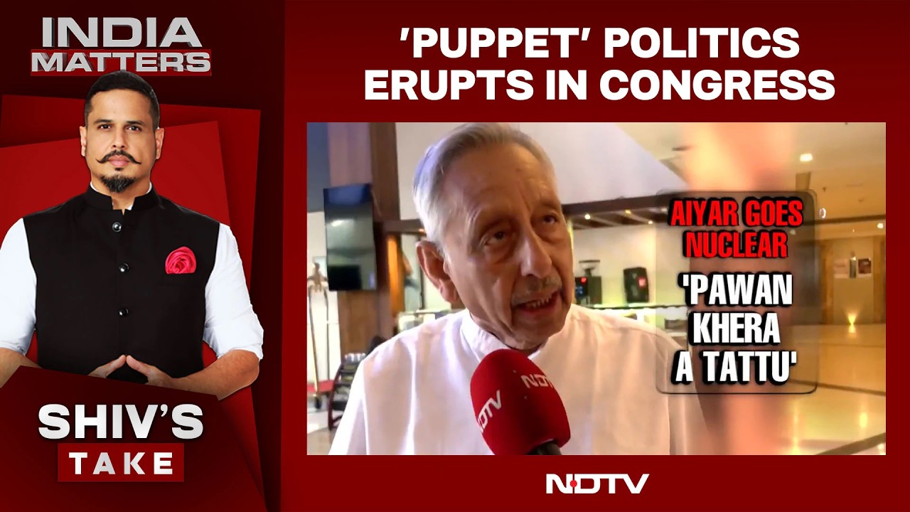 Mani Shankar Aiyar nasila atak na Kongres, uderza w KC Venugopal i Pawan Khera