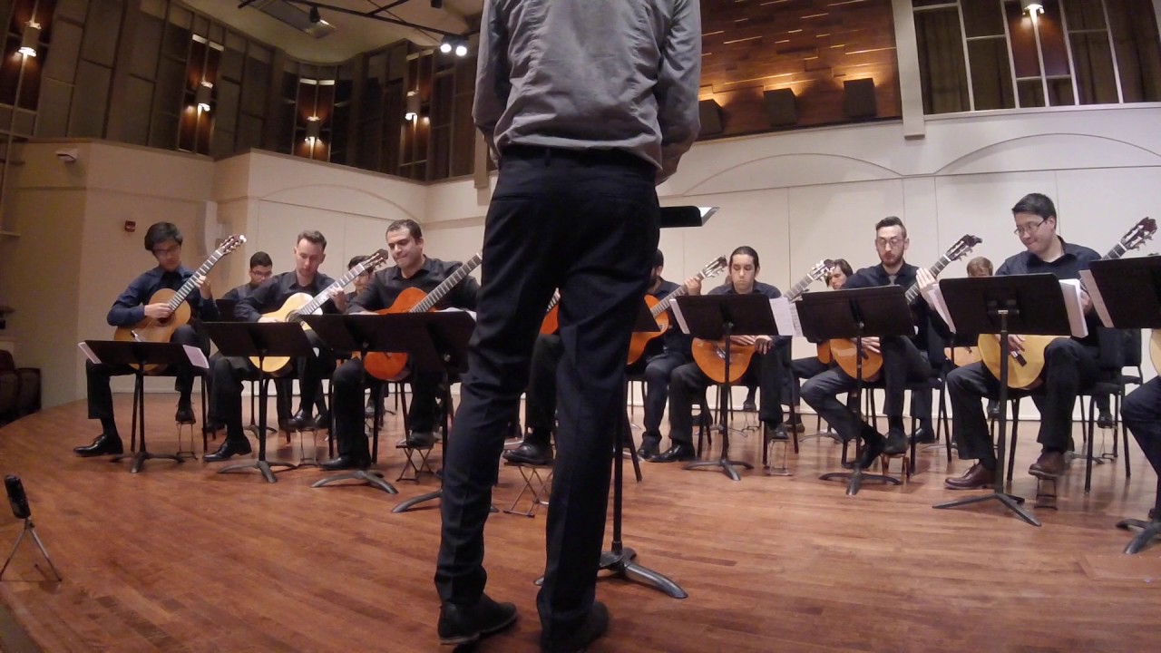 CSUN Guitar Quartet and Orchestra play Concertino Grosso by Daniel Kessner