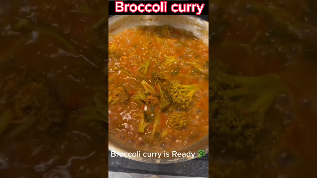 Broccoli Curry 🥦/must try recipe #shorts #ytshorts