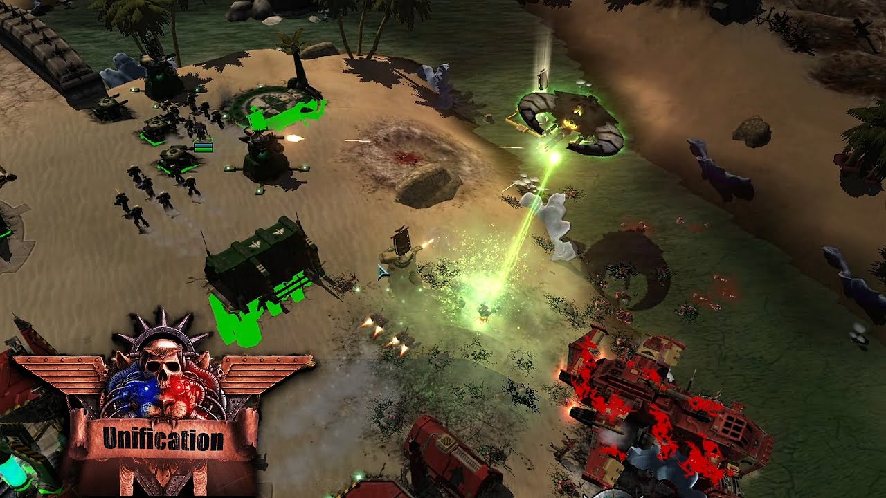 Dark Angels & Blood Ravens VS Necrons | Assault Insane | Unification Mod - Definitive Edition