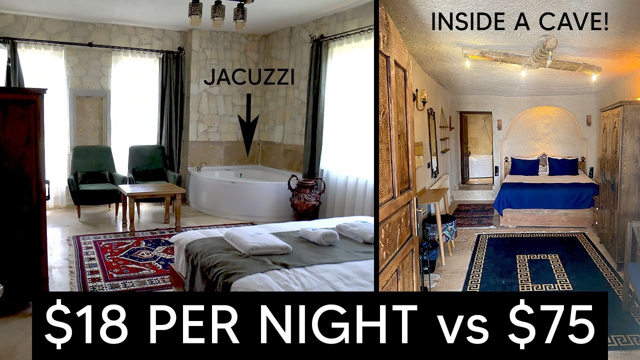 Affordable LUXURY for $18 and $75 a Night in CAPPADOCIA, Turkey