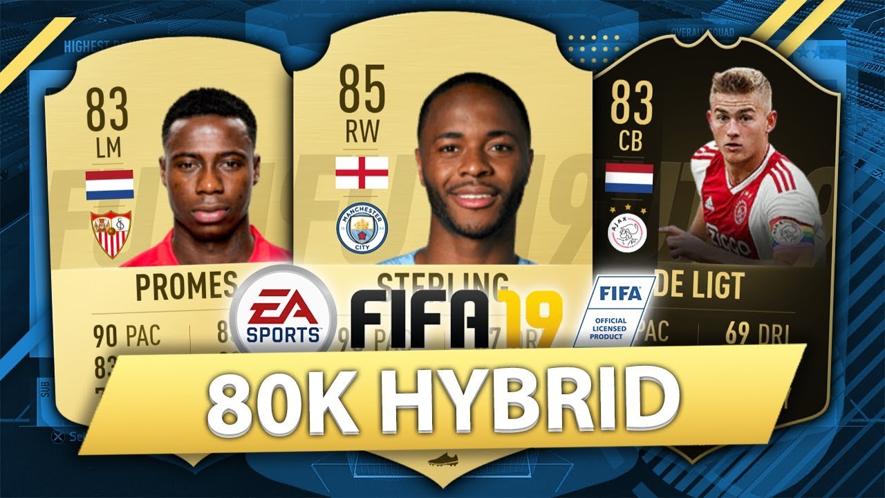OVERPOWERED 80K HYBRID! FIFA 19 SQUAD BUILDER