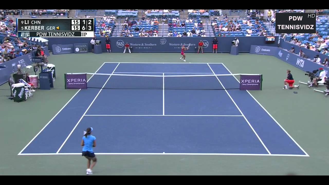 Li vs Kerber Cincinnati 2012 Highlights
