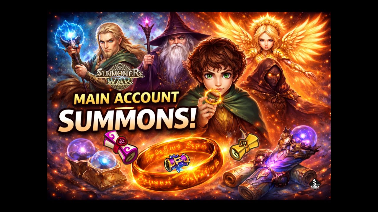 Main Account Summons! 🔥 | Summoners War x LOTR Collab