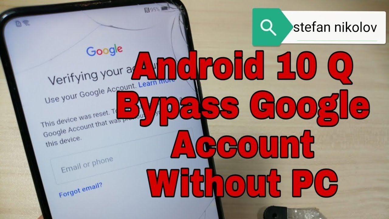 BOOM!!! Huawei P Smart Z STK-LX1 Android 10 Q, Remove Google Account Without PC!