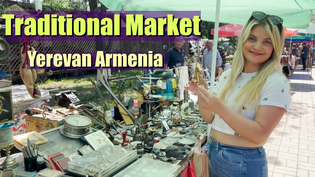 Traditional market | antique, traditional products and handicrafts Vernissage (Վերնիսաժ) in Yerevan