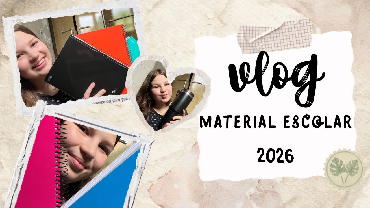 MEU MATERIAL ESCOLAR 2026|Bate-papo
