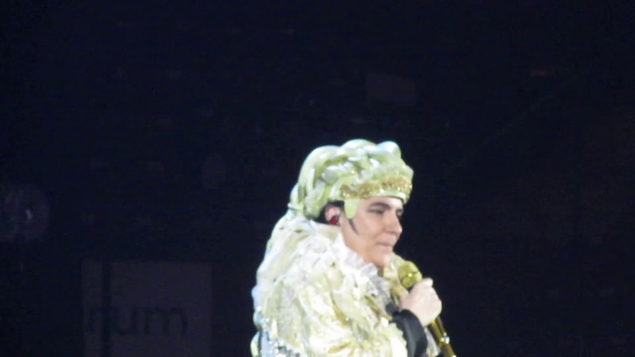 Renato Zero Discorso prima di “La Culla è vuota” Milano 12 01 2020