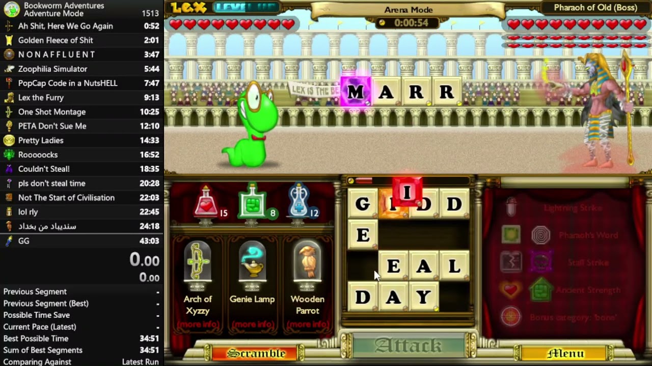 Bookworm Adventures Arena in 3:03