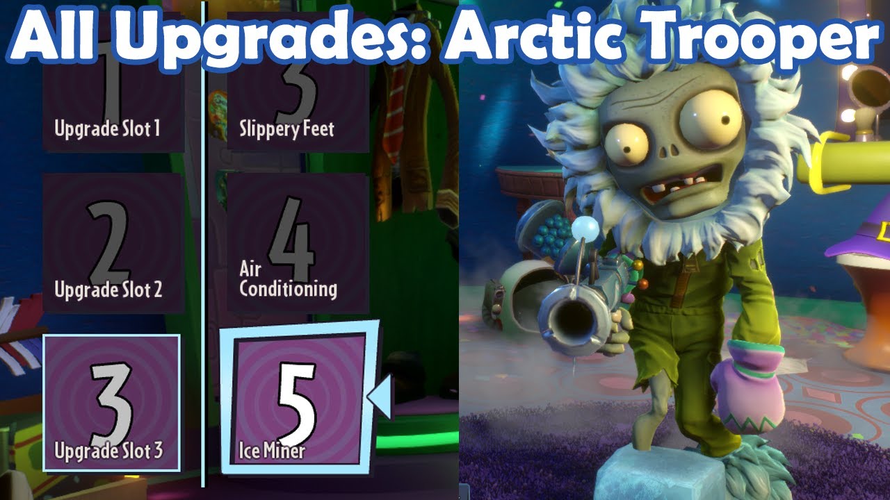 All Upgrades: Arctic Trooper - Loads of Variants PvZ Gw2 Mod