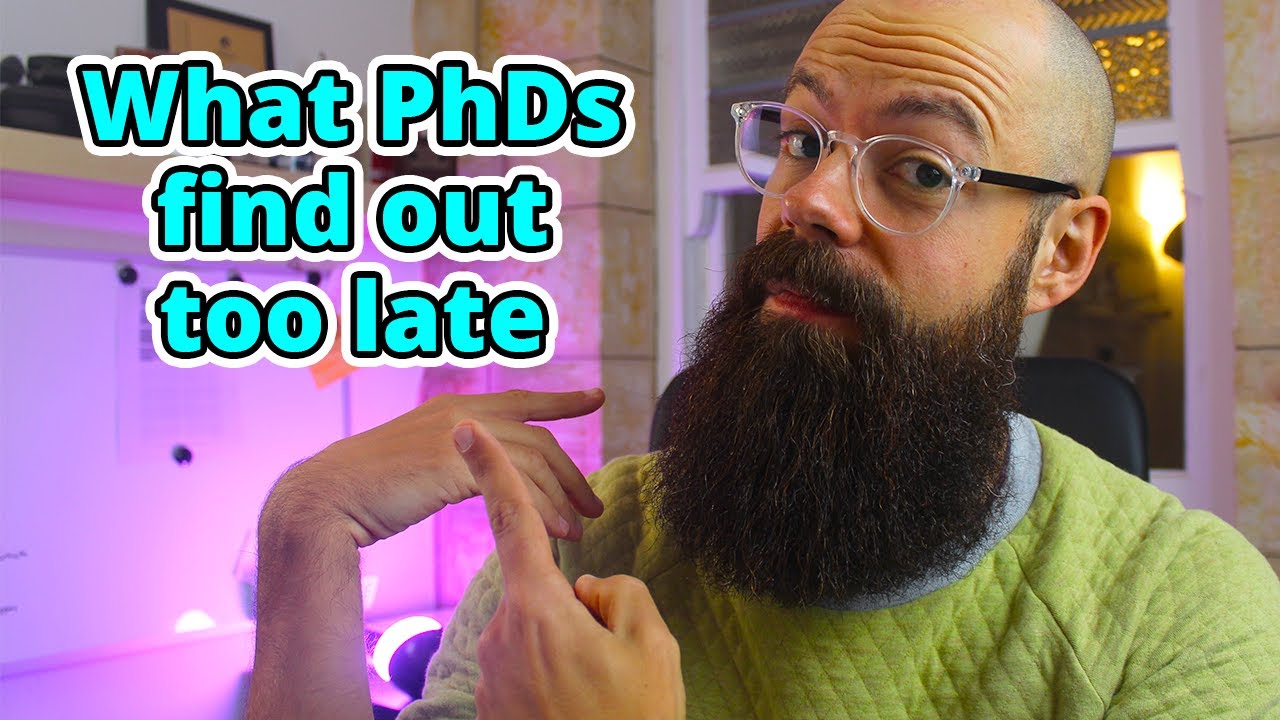 What PhD students find out too late [Top mistakes]
