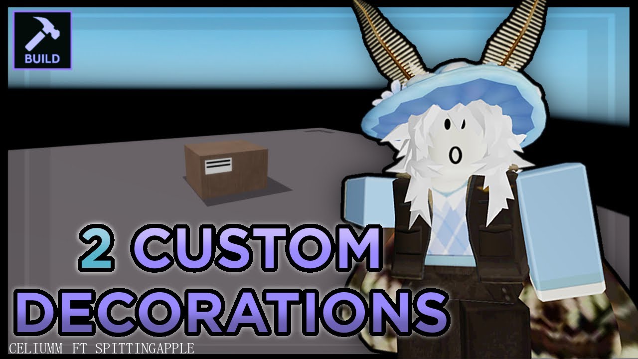 📦🚪| 2 CUSTOM DECORATIONS you can make! [ Piggy : Build mode ]