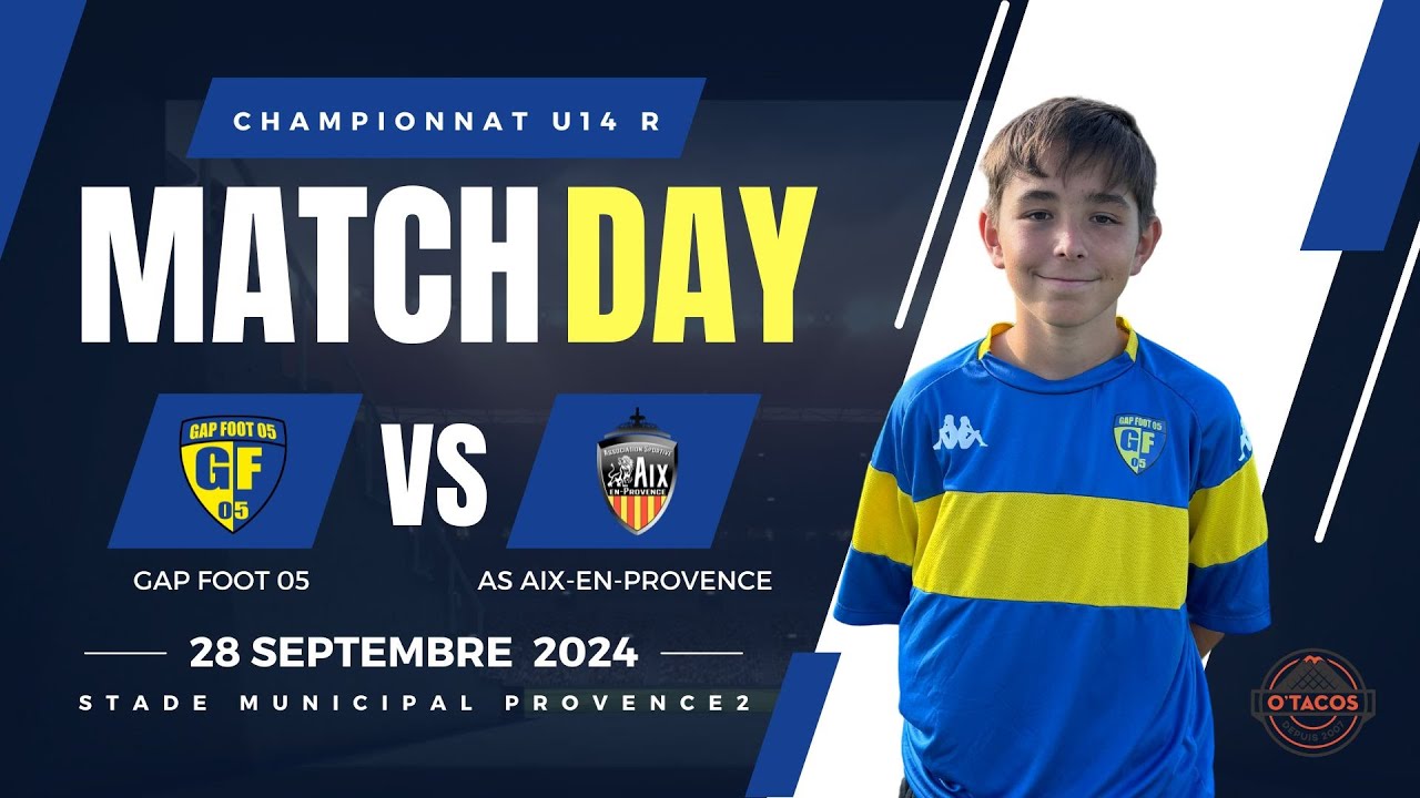 Résumé Championnat U14 R - Gap Foot 05 VS AS Aix-en-Provence