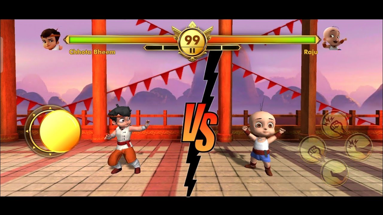 @REMUDA Gaming  chhota bheem Kung Fu dhamaka gameplay | Chhota Bheem Vs Raju awesome fighting