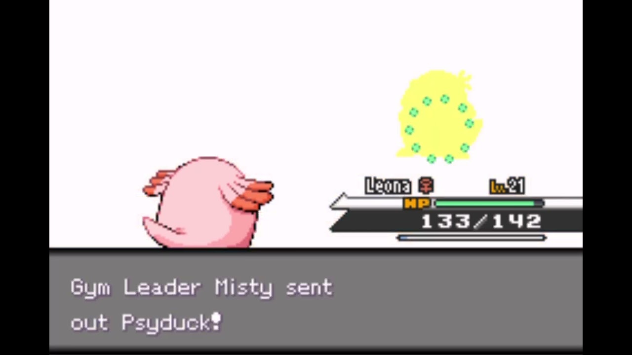 Pokemon Aesthetic Red (Faithful) | Misty (Gym 2) | Nuzlocke