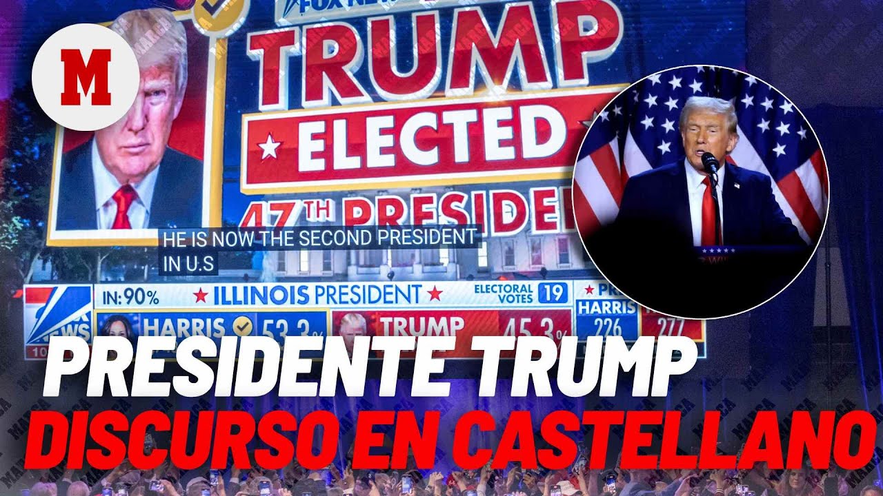 ELECCIONES EE.UU. 2024 I Donald Trump, EN DIRECTO (DISCURSO EN CASTELLANO)