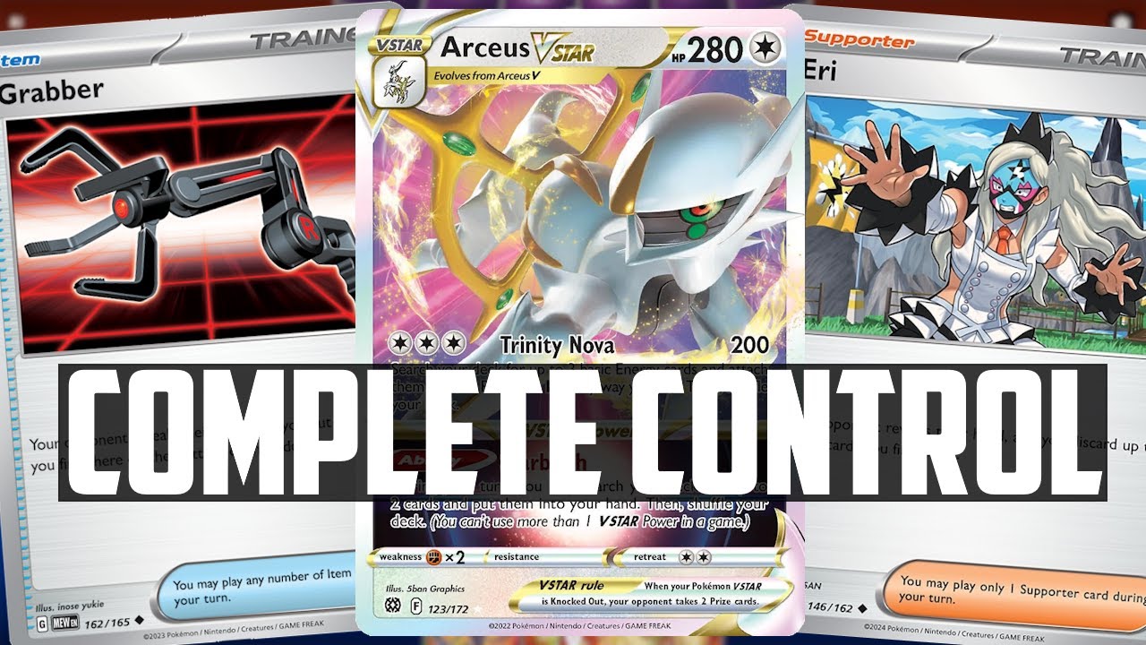 MOST OBNOXIOUS ARCEUS VSTAR CONTROL DECK! - (Pokemon TCG Deck List + Matches)