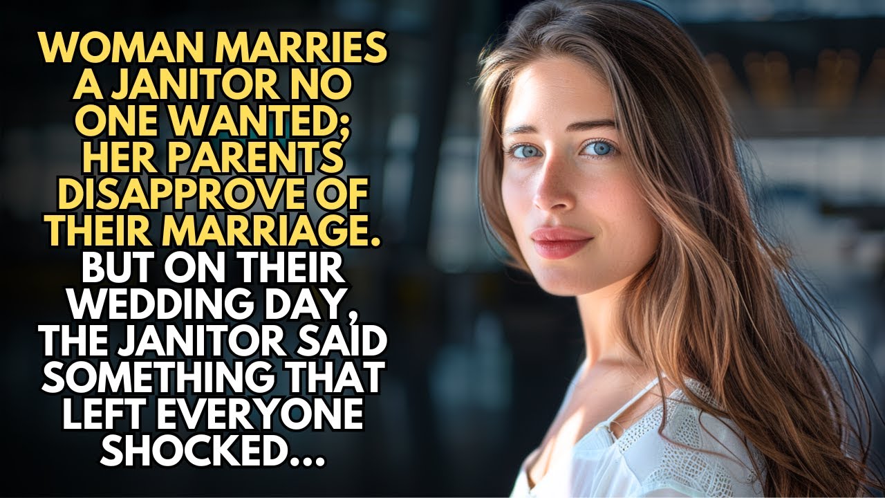 WOMAN MARRIES A JANITOR THAT EVERYONE REJECTED, AND EVEN HER PARENTS DISAPPROVE OF THE MARRIAGE.